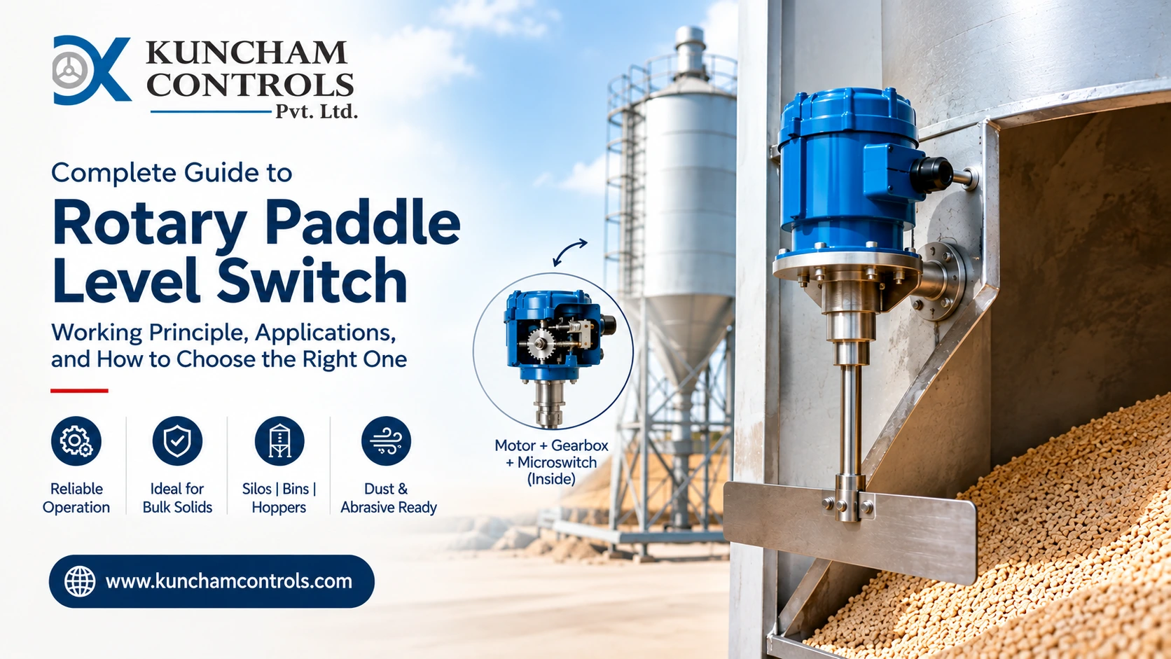 How Rotary Paddle Level Switches Work: A Complete Guide for Bulk Solids Monitoring